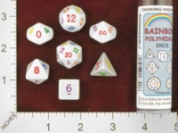 Dice : MINT25 KOPLOW RAINBOW POLYHEDRAL DICE
                      01